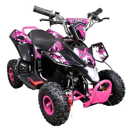 Pink 36v 800 Watt Childs Quality Compact Quad Bike
