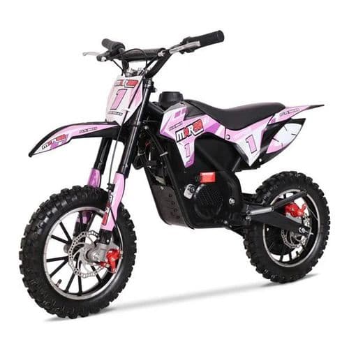 Pink Girls 36v MXR50 Lithium Battery Powered Motorbike Ride On
