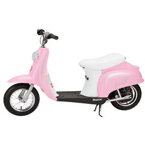 Pink Razor Retro 24v Sit on Battery Powered Girls Battery-Powered Bike