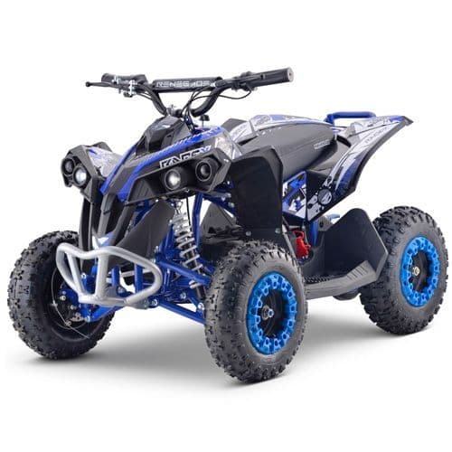 Pre Built Blue 48V 1000W Teenagers Battery Powered Quad Bike