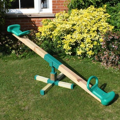 Quality Wooden Kids Rotating Garden  SeeSaw