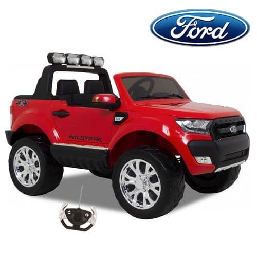 Red 12v 2021 2 Seat Ford Ranger Childs Jeep with EVA Tyres