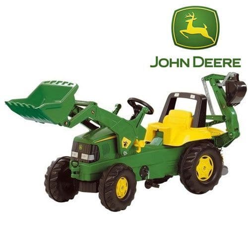 Rolly John Deere Pedal Tractor with Digger Arm