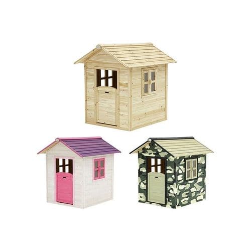 Southwold Playhouse - Wooden Wendy House with Windows and Door
