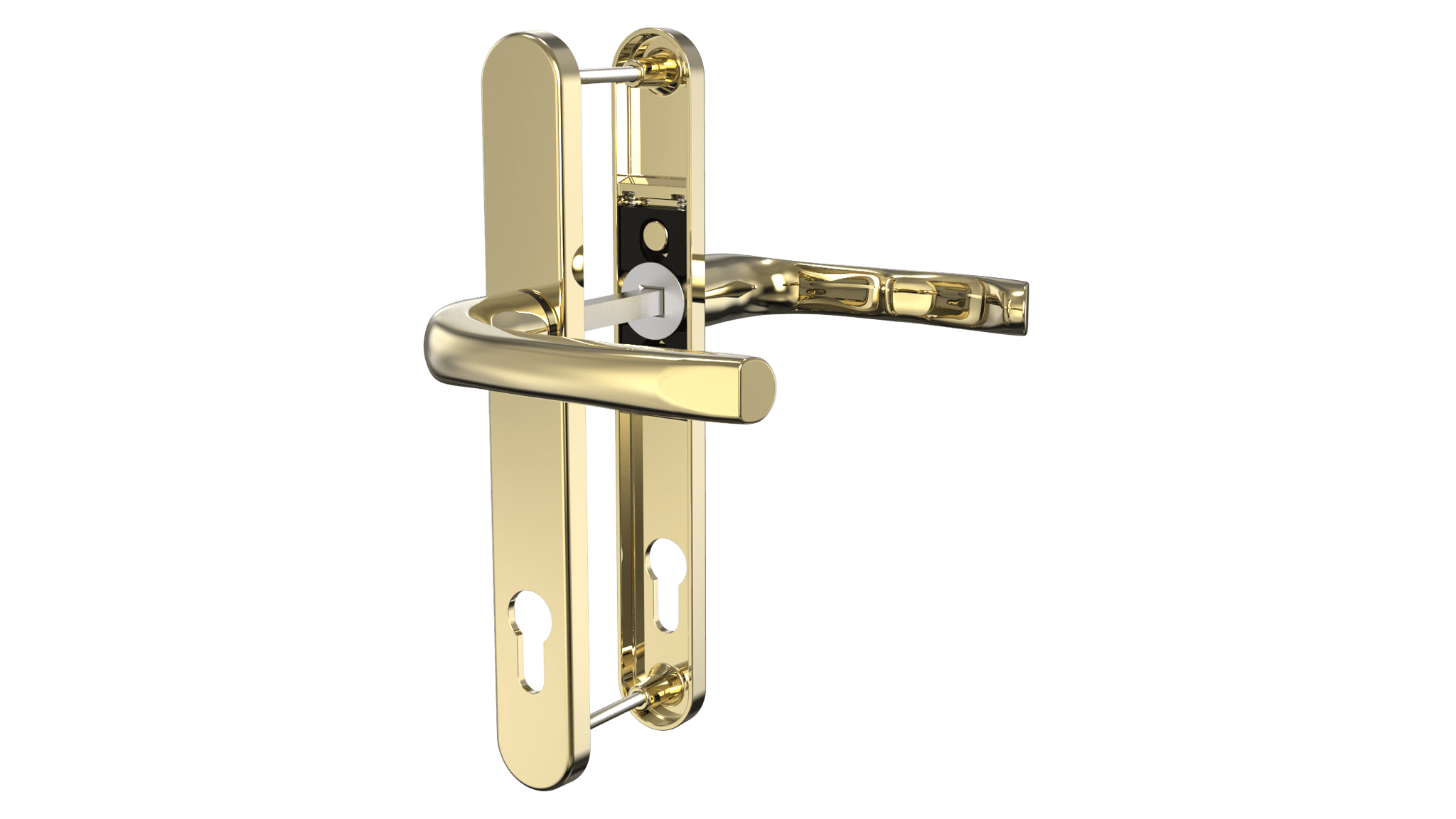 Mila ProLinea Long Backplate Lever Lever Door Handle