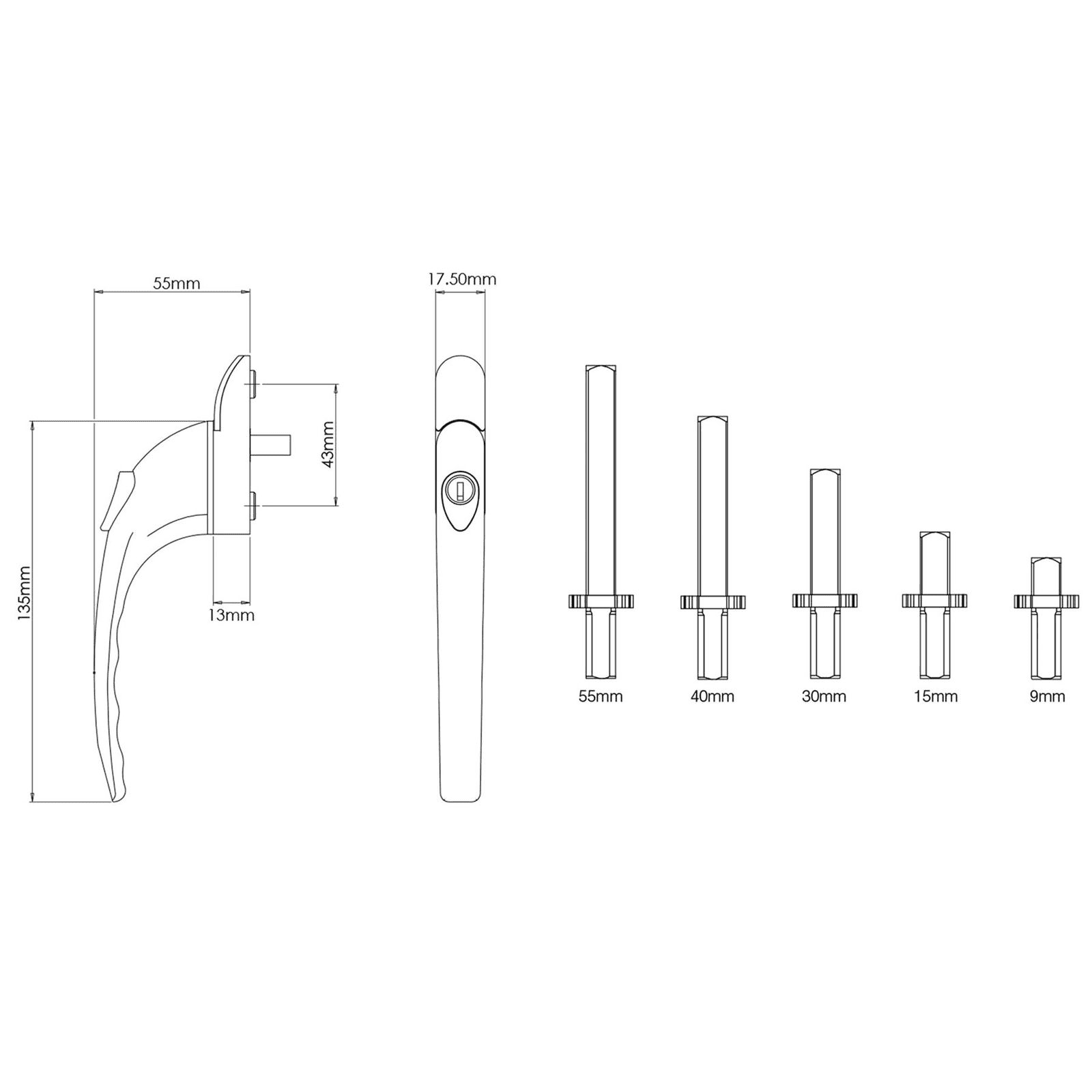 MILA Smart Spindle Espag Handle
