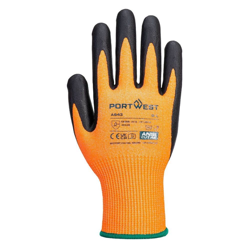 Amber Cut Glove - Nitrile Foam