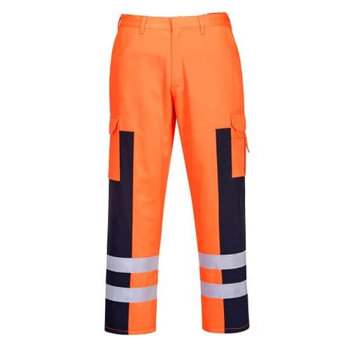 Ballistic Trousers Orange/Navy