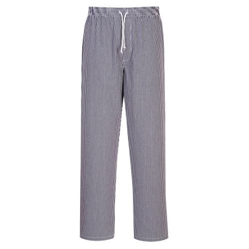 Bromley Chefs Trousers Check Tall