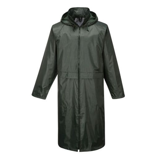 Classic Adult Rain Coat Olive Green