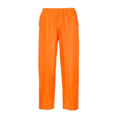 Classic Adult Rain Trousers Orange
