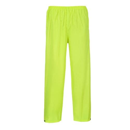 Classic Adult Rain Trousers Yellow