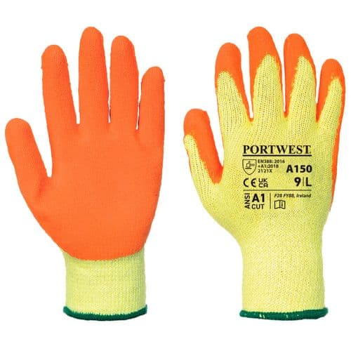 Classic Grip Glove - Latex Orange