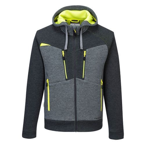 DX4 Zipped Hoodie Metal Grey