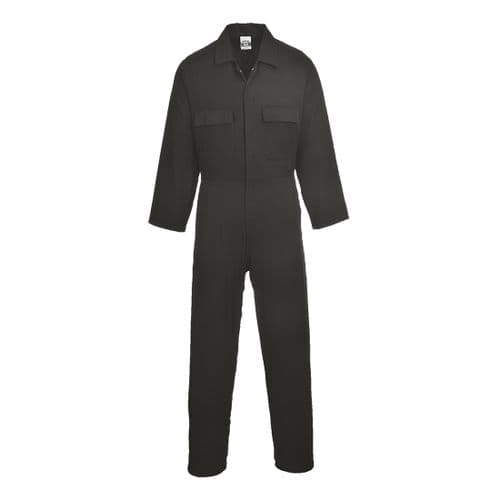 Euro Work Cotton Coverall Black
