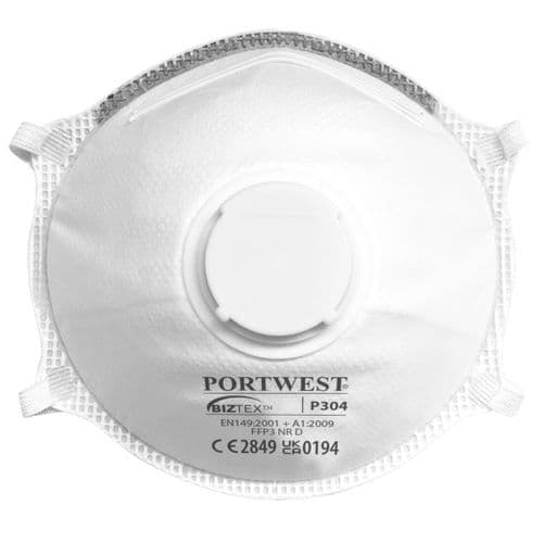 FFP3 Valved Dolomite Light Cup Respirator