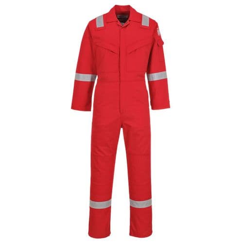 Flame Resistant Anti-Static Coverall 350g Red Tall