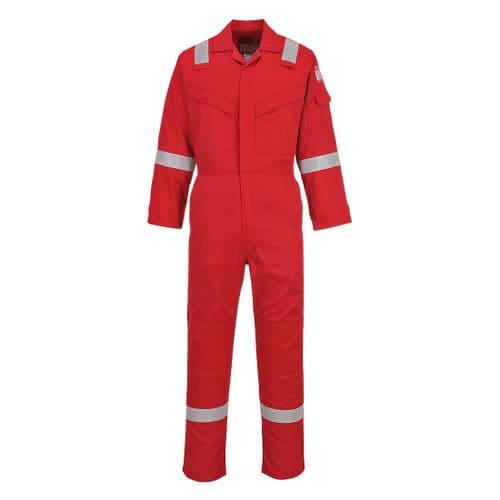 Flame Resistant Super Light Weight Anti-Static Coverall 210g Red