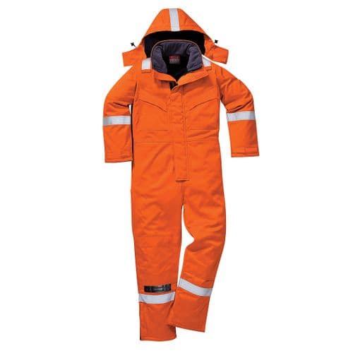 FR Anti-Static Winter Coverall Orange Tall