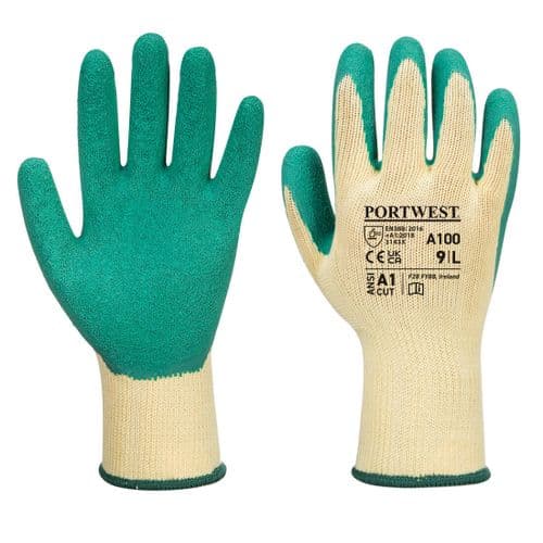 Grip Glove - Latex Green