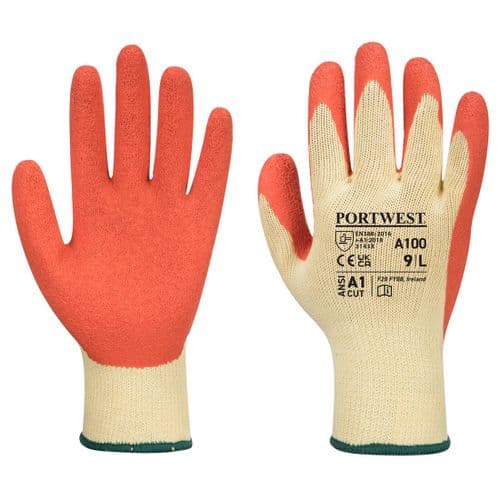 Grip Glove - Latex Orange