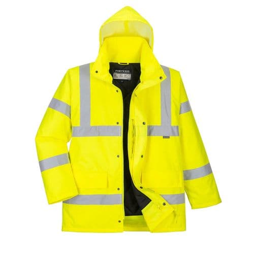 Hi-Vis Breathable Jacket Yellow 2