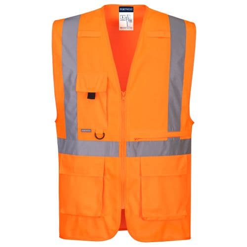 Hi-vis Executive Vest With Tablet Pocket