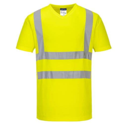 Hi-Vis Long Sleeved T-Shirt Yellow 3
