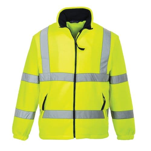 Hi-Vis Mesh Lined Fleece Yellow