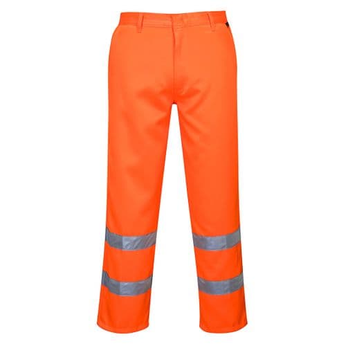 Hi-Vis Poly-cotton Trousers Orange