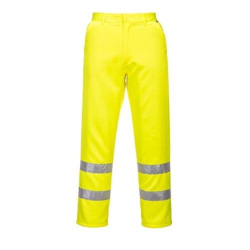 Hi-Vis Poly-cotton Trousers Yellow