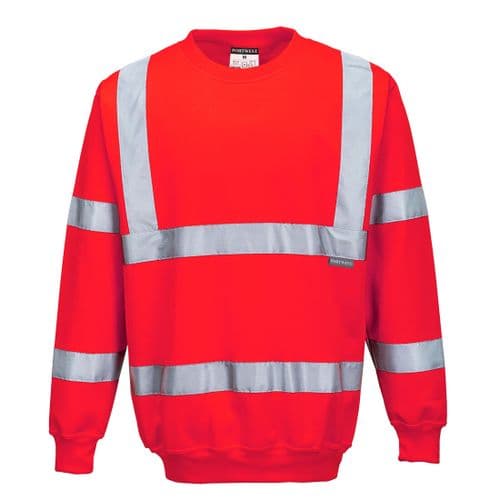 Hi-Vis Sweatshirt Red