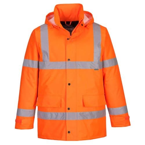 Hi-Vis Traffic Jacket Orange 2