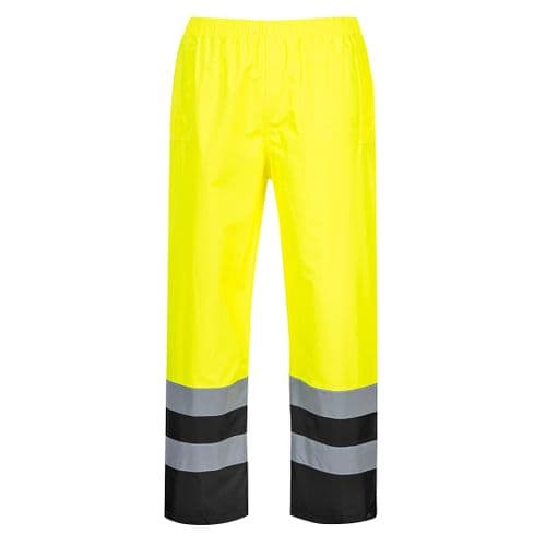 Hi-Vis Two Tone Traffic Trousers Yellow/Black