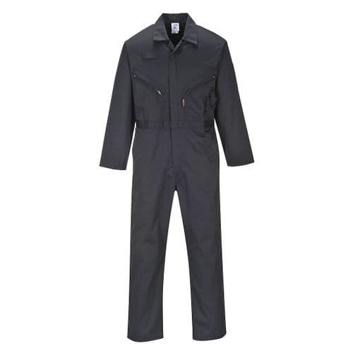 Liverpool Zip Coverall Black