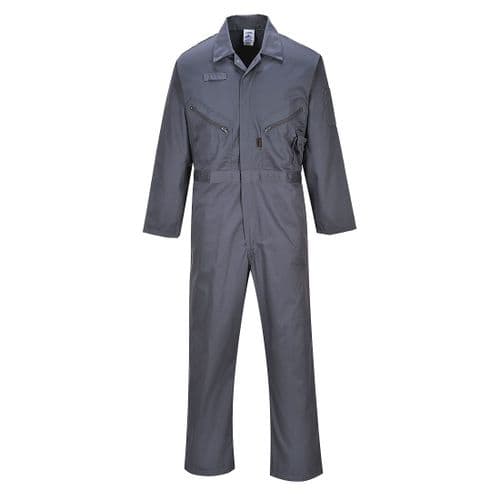 Liverpool Zip Coverall Graphite Grey
