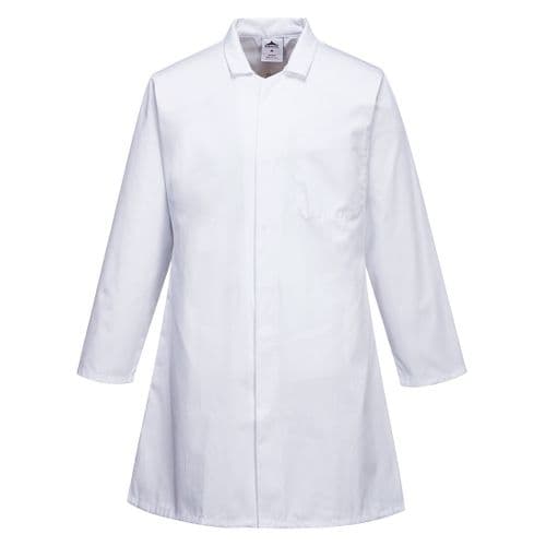 Mens Food Coat, Three Pockets