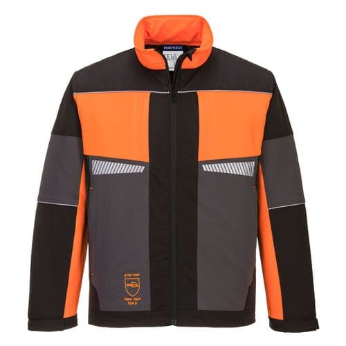 Oak Bib and Brace Black/Orange