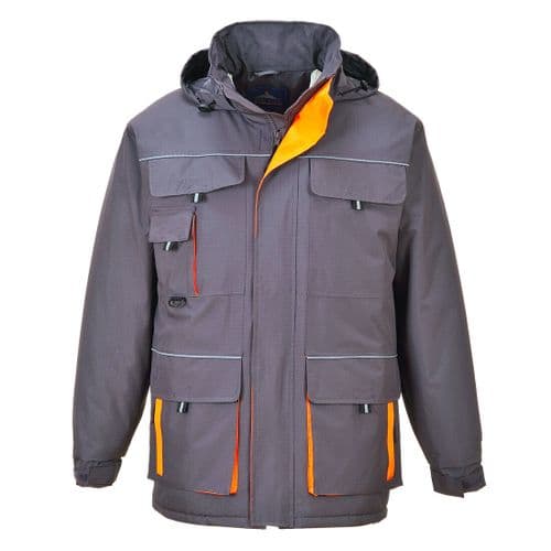 Portwest Texo Contrast Rain Jacket Grey