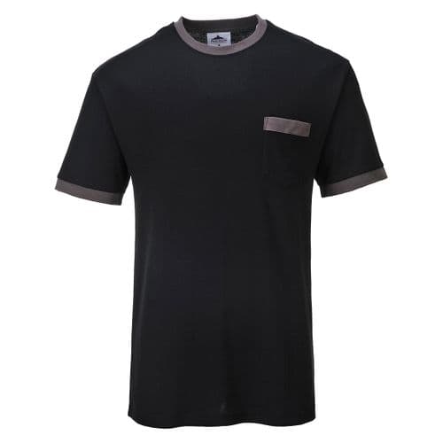 Portwest Texo Contrast T-shirt Black