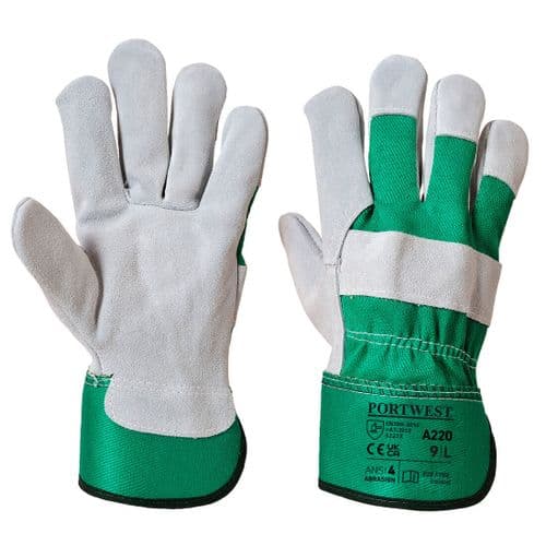 Premium Chrome Rigger Glove Green