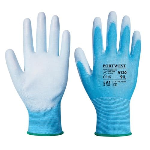 PU Palm Glove Blue