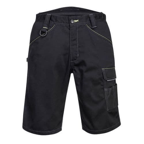 PW3 Work Shorts Black