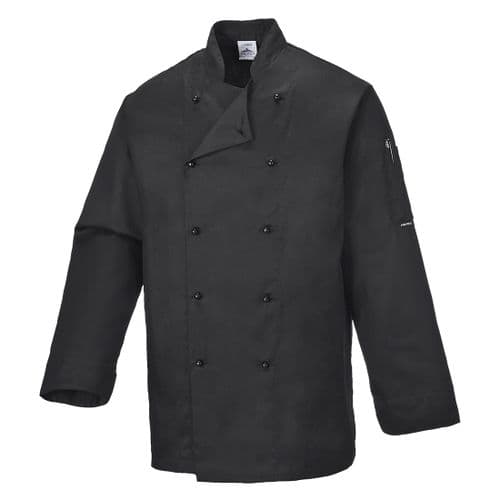 Somerset Chefs Jacket Black
