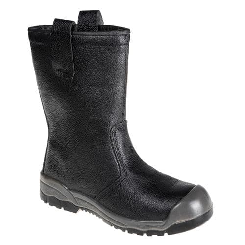 Steelite Rigger Boot S1P CI (With scuff cap) Black