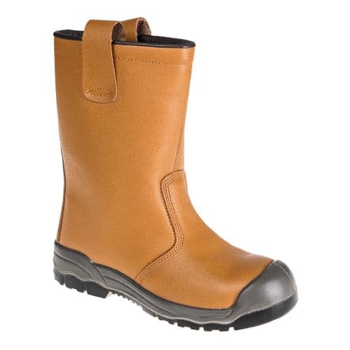 Steelite Rigger Boot S1P CI (With scuff cap) Tan