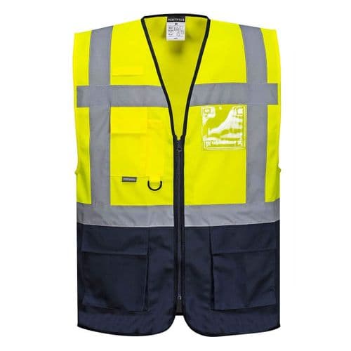 Warsaw Executive Vest Yellow/Navy