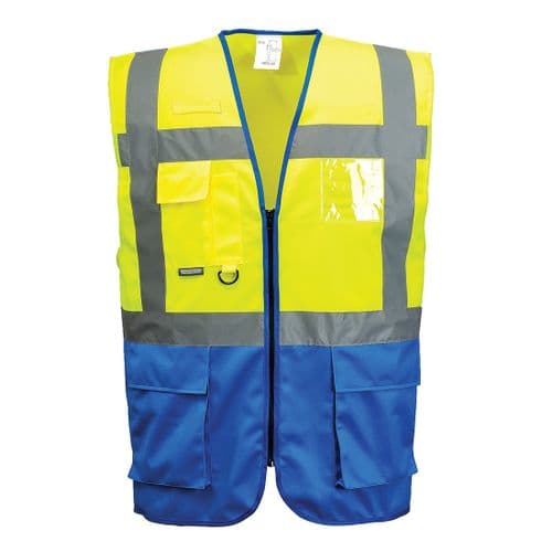 Warsaw Executive Vest Yellow/Royal