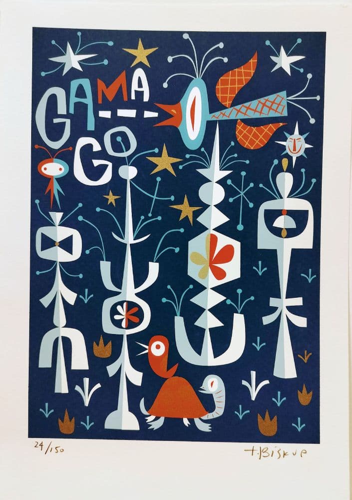 Gama Go Gama Garden Print