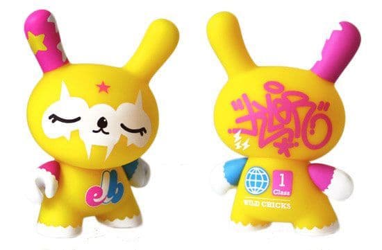 Kidrobot 3" Dunny Fatale Series Klor/123Klan Exclusive